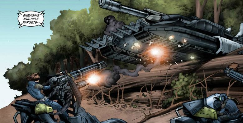 End of Nations Comic Tank Battle